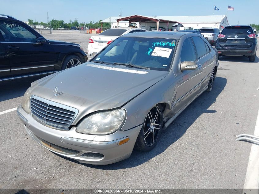 2003 Mercedes-Benz S-Class 4.3L VIN: WDBNG83J63A328251 Lot: 39420966