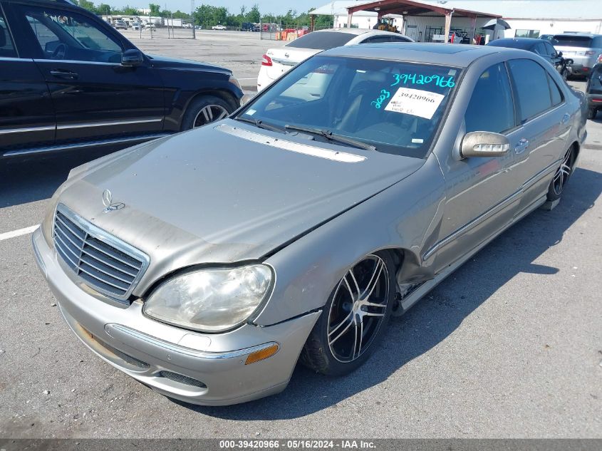 2003 Mercedes-Benz S-Class 4.3L VIN: WDBNG83J63A328251 Lot: 39420966