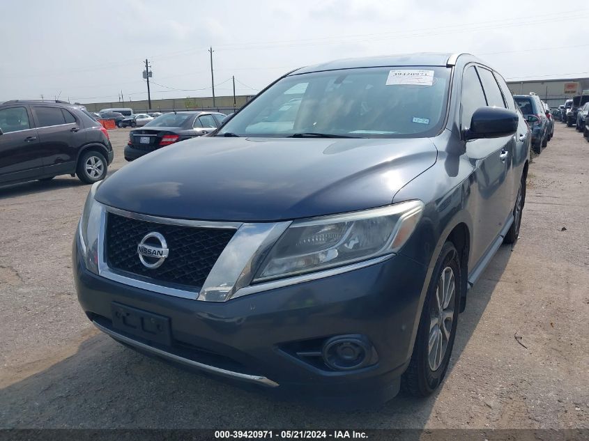 2014 Nissan Pathfinder S VIN: 5N1AR2MN6EC624270 Lot: 39420971