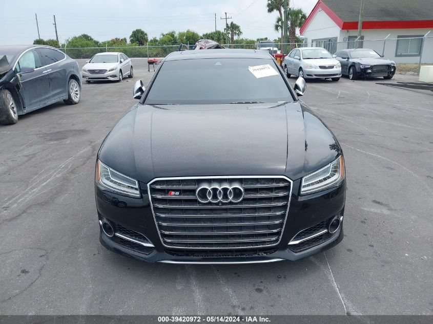 2016 Audi S8 4.0T VIN: WAUJSAFD2GN001269 Lot: 39420972