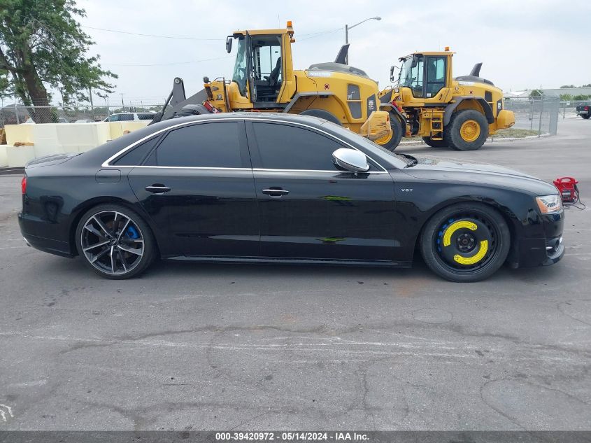 2016 Audi S8 4.0T VIN: WAUJSAFD2GN001269 Lot: 39420972