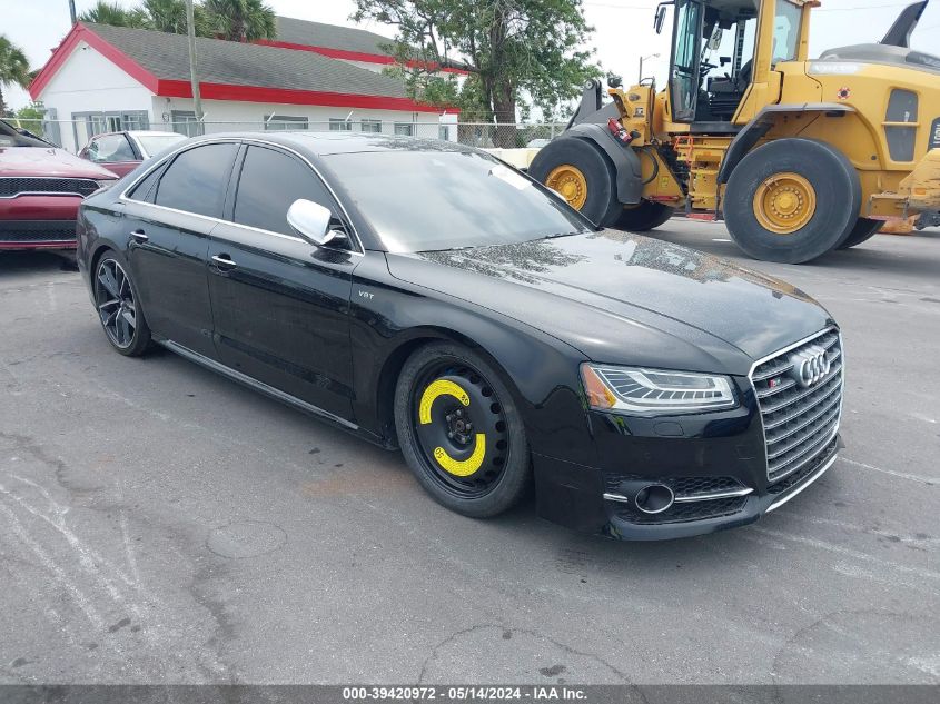 2016 Audi S8 4.0T VIN: WAUJSAFD2GN001269 Lot: 39420972