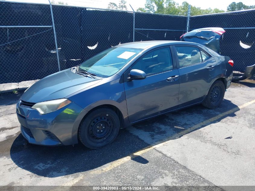 2014 TOYOTA COROLLA LE - 5YFBURHE9EP148405