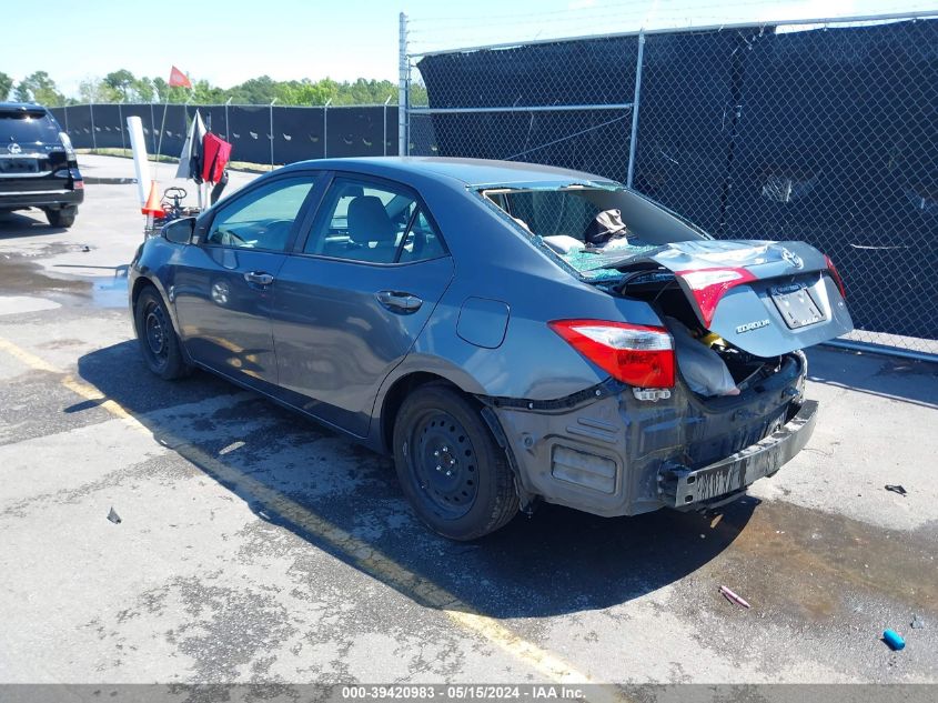 2014 Toyota Corolla Le VIN: 5YFBURHE9EP148405 Lot: 39420983