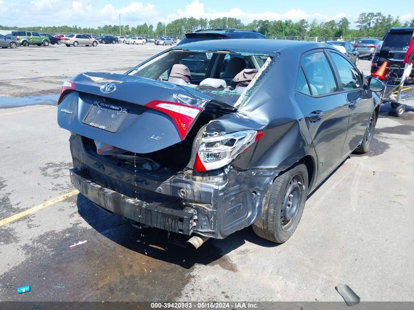 2014 Toyota Corolla Le VIN: 5YFBURHE9EP148405 Lot: 39420983