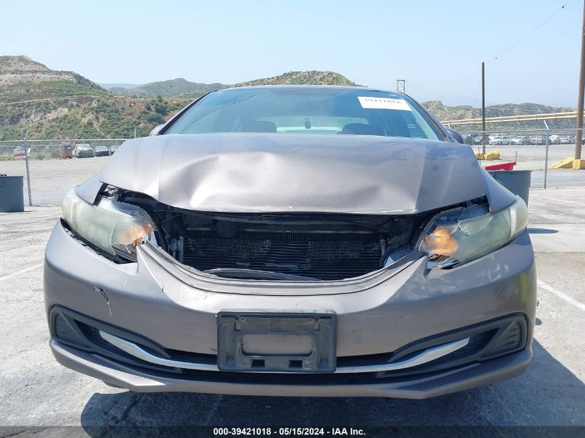 2013 Honda Civic Lx VIN: 19XFB2F5XDE277089 Lot: 39421018