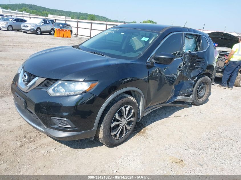 2016 Nissan Rogue S VIN: JN8AT2MT8GW006670 Lot: 39421023