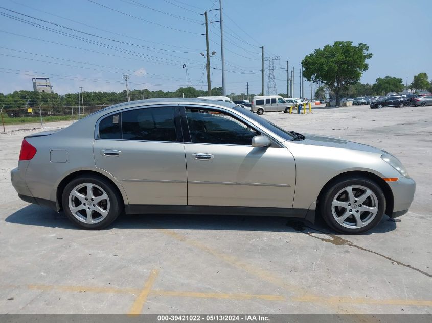 2004 Infiniti G35 VIN: JNKCV51E14M606829 Lot: 39421022