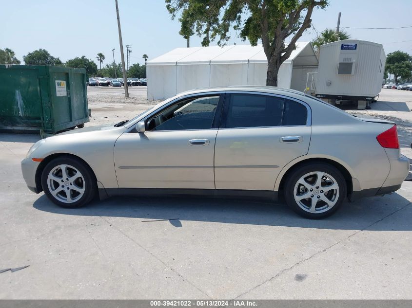 2004 Infiniti G35 VIN: JNKCV51E14M606829 Lot: 39421022