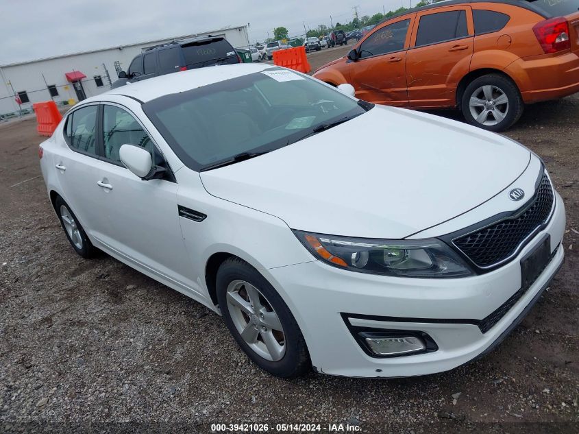 2015 Kia Optima Lx VIN: KNAGM4A74F5571487 Lot: 39421026