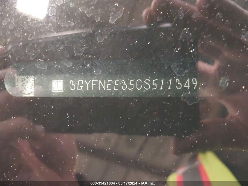 2012 Cadillac Srx Performance Collection VIN: 3GYFNEE35CS511349 Lot: 39421034
