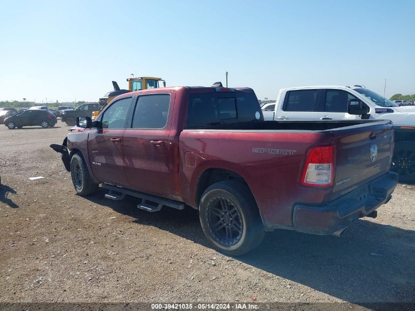 2021 Ram 1500 Lone Star 4X2 5'7 Box VIN: 1C6RREFT1MN746999 Lot: 39421035