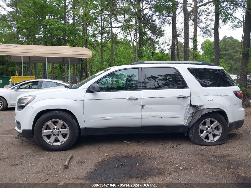 2016 GMC Acadia Sle-2 VIN: 1GKKVPKDXGJ344141 Lot: 39421046