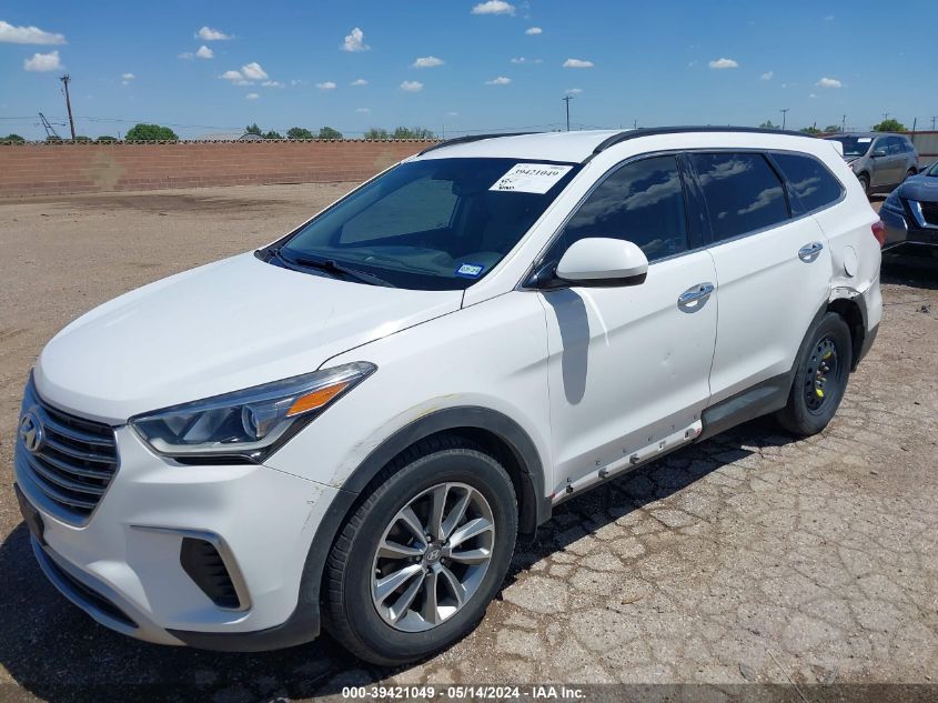 2018 Hyundai Santa Fe Se VIN: KM8SMDHF5JU271106 Lot: 39421049