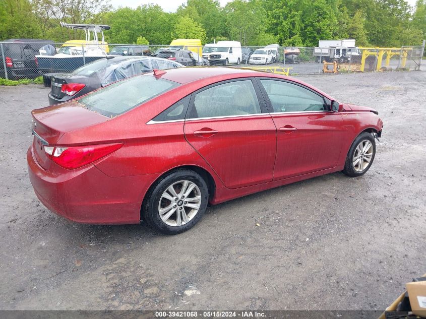 2012 Hyundai Sonata Gls VIN: 5NPEB4ACXCH362392 Lot: 39421068