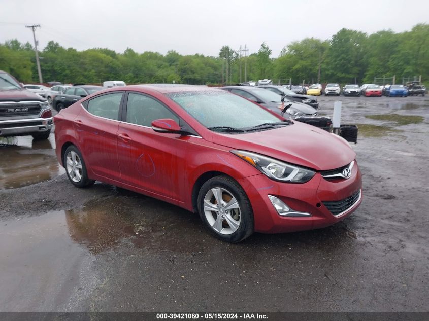 2016 Hyundai Elantra Value Edition VIN: 5NPDH4AE7GH768597 Lot: 39421080