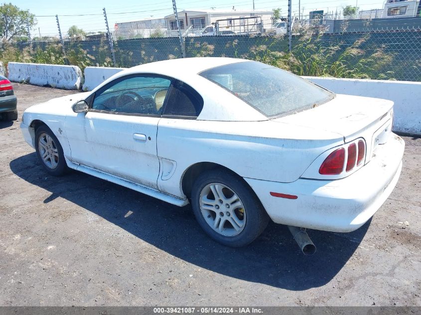 1998 Ford Mustang VIN: 1FAFP4044WF186749 Lot: 39421087