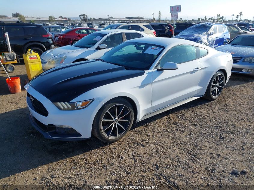 2017 Ford Mustang Ecoboost VIN: 1FA6P8TH2H5358677 Lot: 39421094