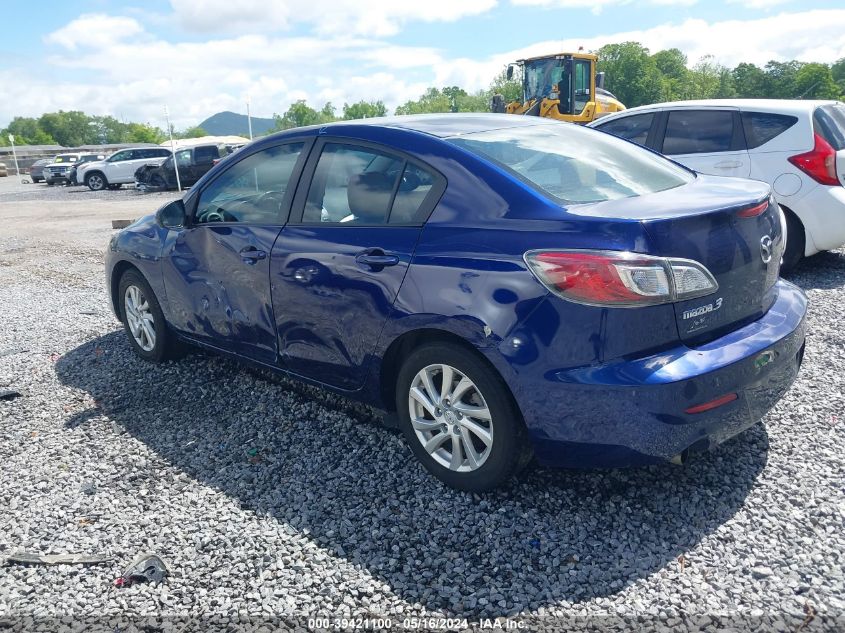 2012 Mazda Mazda3 I Touring VIN: JM1BL1V72C1582936 Lot: 39421100