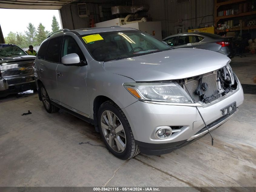 2014 Nissan Pathfinder Platinum VIN: 5N1AR2MMXEC613781 Lot: 39421115