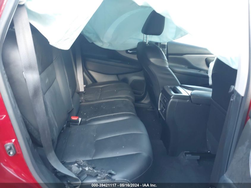 2023 Nissan Murano Sl Intelligent Awd VIN: 5N1AZ2CSXPC130455 Lot: 39421117