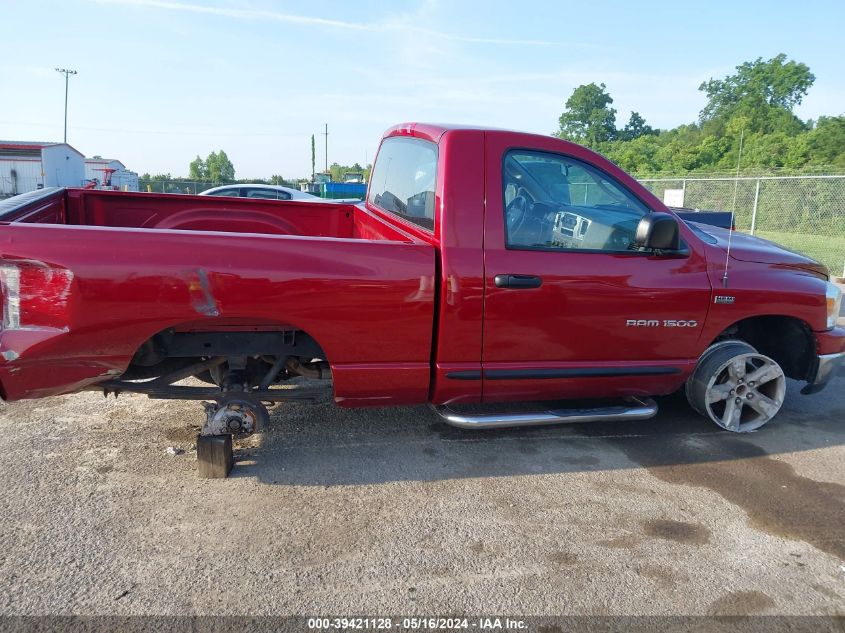 2007 Dodge Ram 1500 Slt/Sport VIN: 1D7HA16277J630235 Lot: 39421128