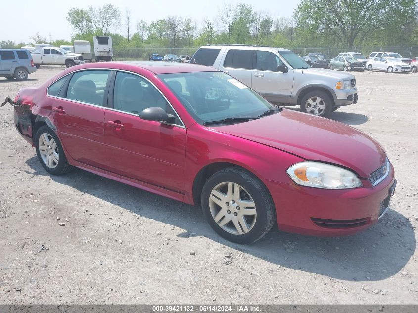 2013 Chevrolet Impala Lt VIN: 2G1WG5E35D1223837 Lot: 39421132