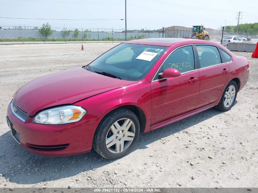 2013 Chevrolet Impala Lt VIN: 2G1WG5E35D1223837 Lot: 39421132