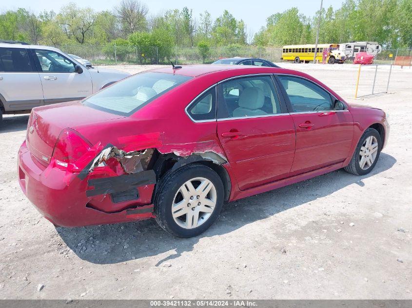 2013 Chevrolet Impala Lt VIN: 2G1WG5E35D1223837 Lot: 39421132