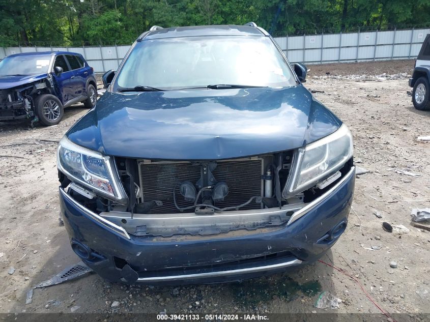 2013 Nissan Pathfinder Sv VIN: 5N1AR2MN7DC621800 Lot: 39421133