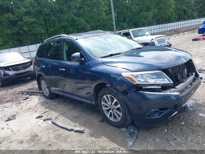 2013 Nissan Pathfinder Sv VIN: 5N1AR2MN7DC621800 Lot: 39421133