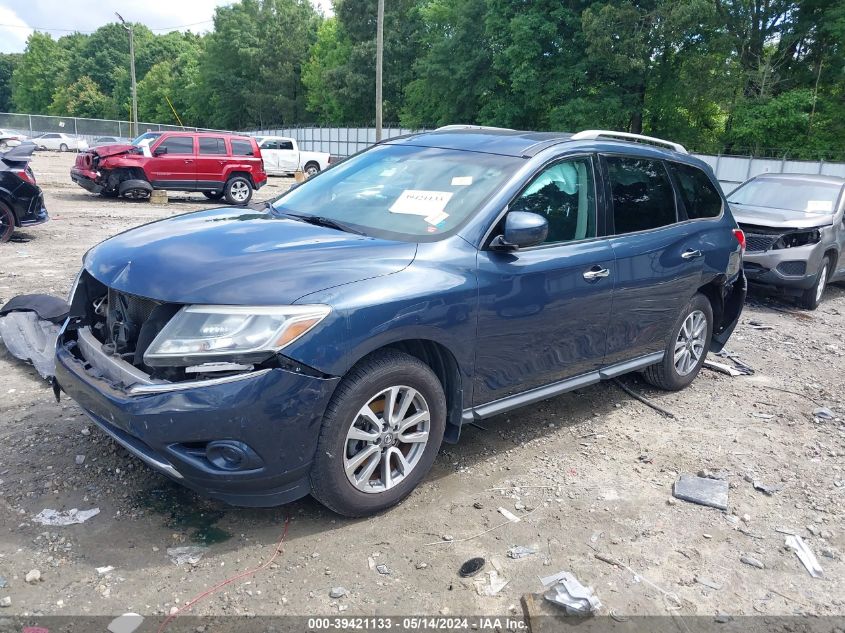 2013 Nissan Pathfinder Sv VIN: 5N1AR2MN7DC621800 Lot: 39421133