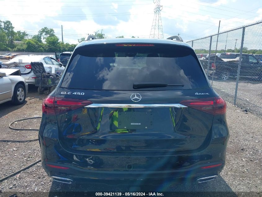 2024 Mercedes-Benz Gle 450 4Matic VIN: 4JGFB5KB6RB177729 Lot: 39421139