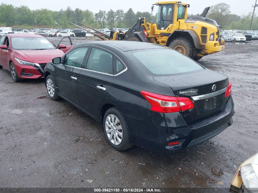 2016 Nissan Sentra S/Sv/Sr/Sl VIN: 3N1AB7AP3GY312772 Lot: 39421150