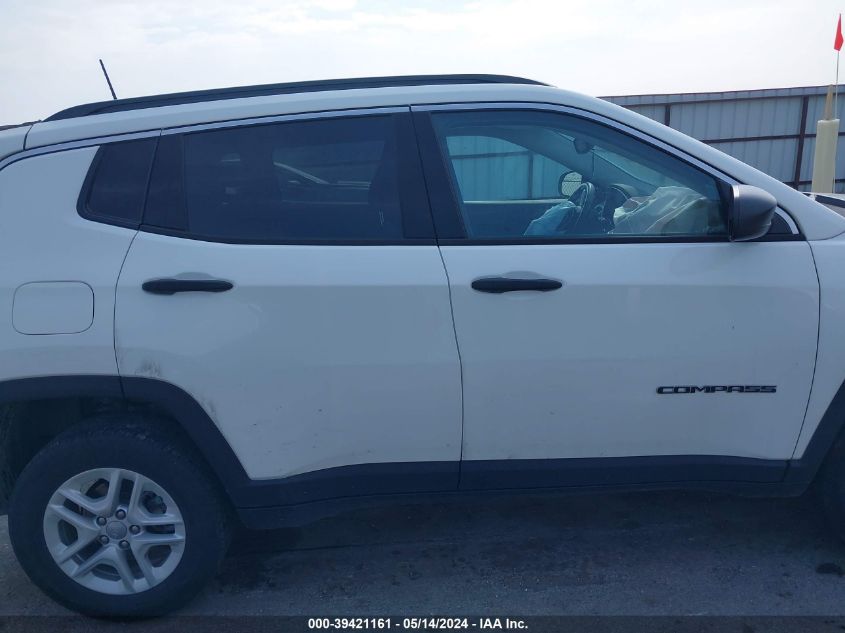 2021 Jeep Compass Sport 4X4 VIN: 3C4NJDAB5MT575701 Lot: 39421161