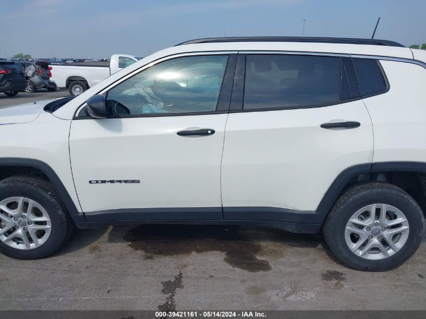 2021 Jeep Compass Sport 4X4 VIN: 3C4NJDAB5MT575701 Lot: 39421161