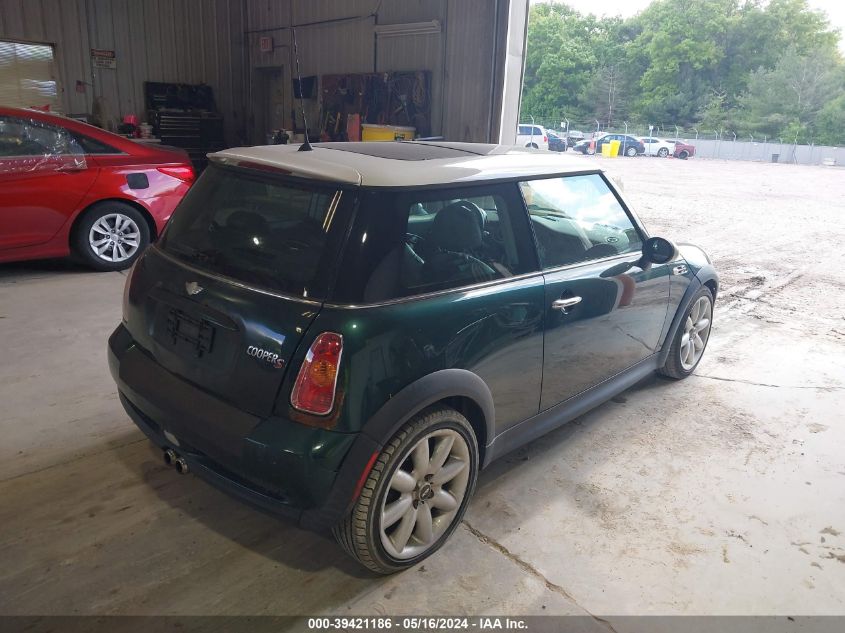 2004 Mini Cooper S VIN: WMWRE33484TD79360 Lot: 39421186