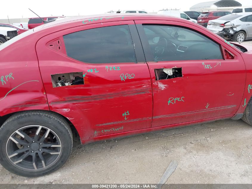 2013 Dodge Avenger Sxt VIN: 1C3CDZCB6DN562842 Lot: 39421200