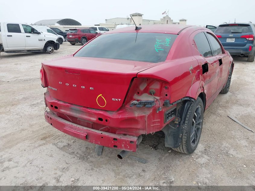 2013 Dodge Avenger Sxt VIN: 1C3CDZCB6DN562842 Lot: 39421200