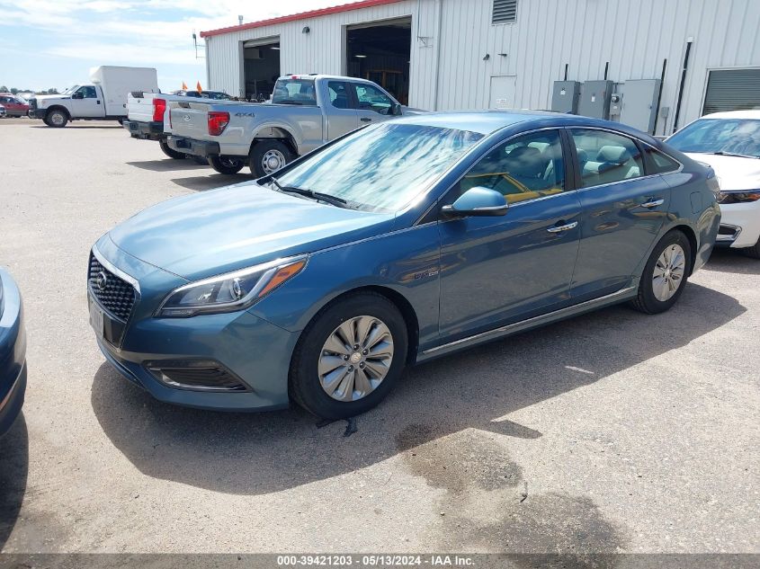 2016 Hyundai Sonata Hybrid Se VIN: KMHE24L18GA036255 Lot: 39421203