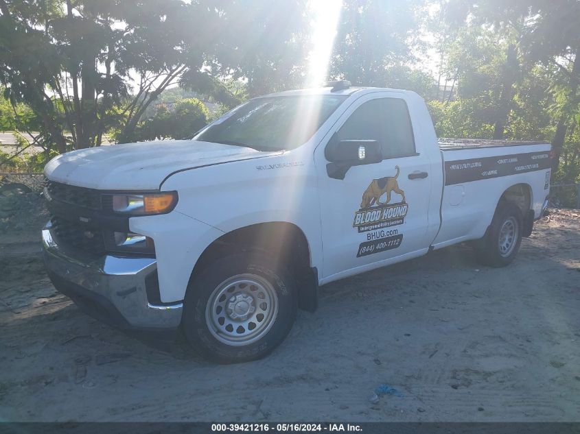 2020 Chevrolet Silverado 1500 2Wd Regular Cab Long Bed Wt VIN: 3GCNWAEF8LG134178 Lot: 39421216