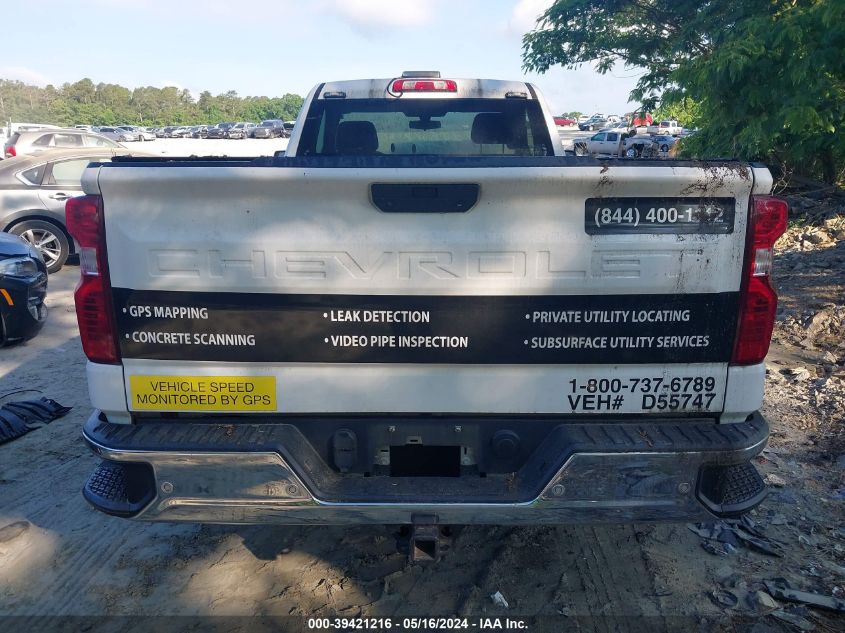 2020 Chevrolet Silverado 1500 2Wd Regular Cab Long Bed Wt VIN: 3GCNWAEF8LG134178 Lot: 39421216