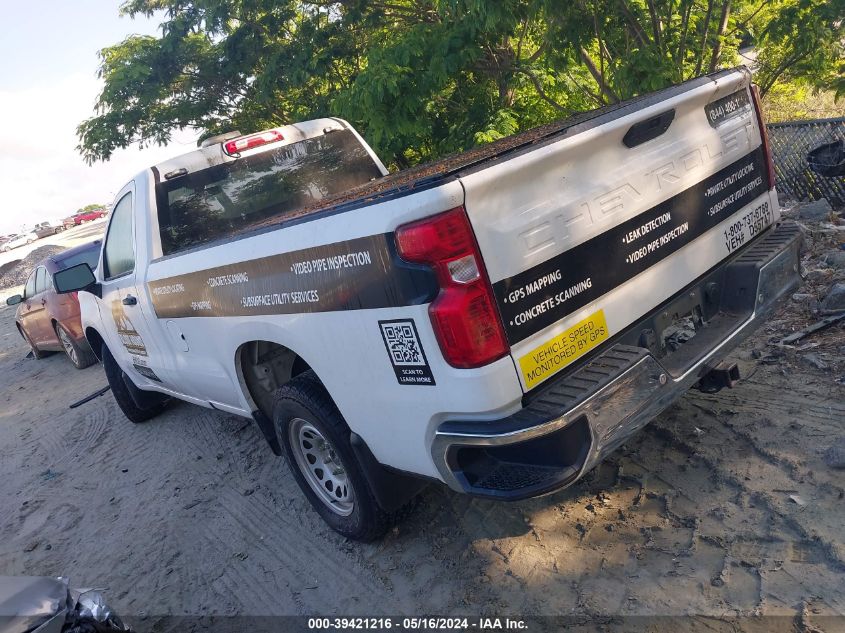 2020 Chevrolet Silverado 1500 2Wd Regular Cab Long Bed Wt VIN: 3GCNWAEF8LG134178 Lot: 39421216