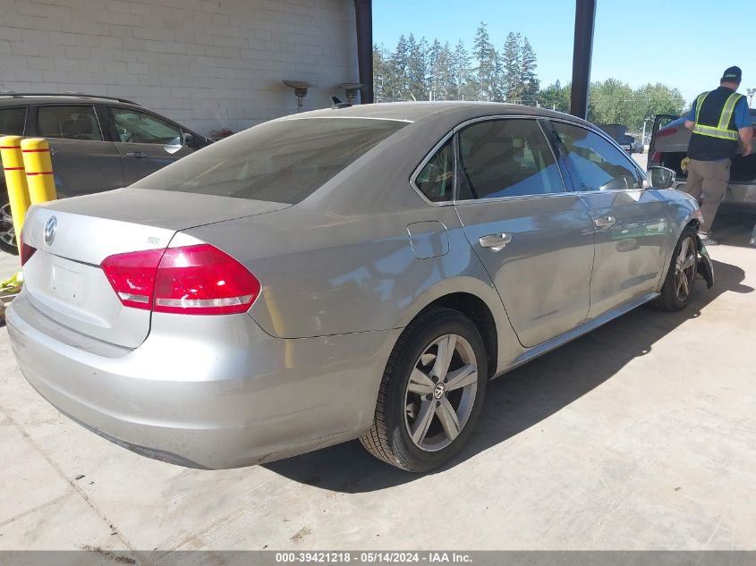 2013 Volkswagen Passat 2.5L Se VIN: 1VWBP7A33DC139739 Lot: 39421218