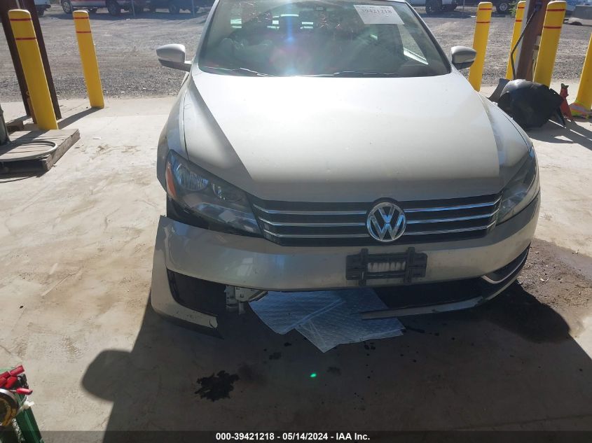 2013 Volkswagen Passat 2.5L Se VIN: 1VWBP7A33DC139739 Lot: 39421218