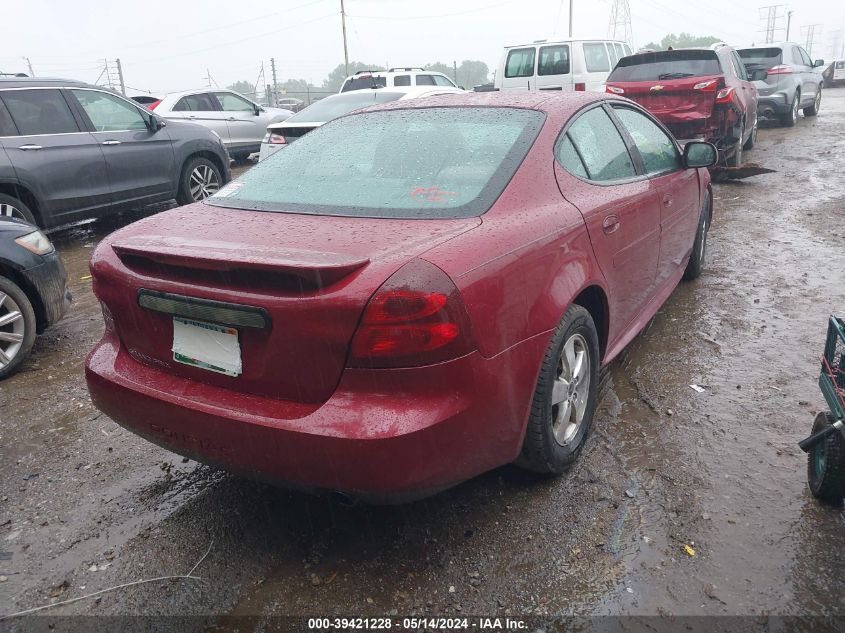 2005 Pontiac Grand Prix VIN: 2G2WP522451289255 Lot: 39421228