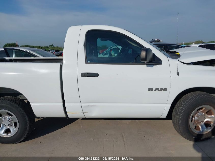 2008 Dodge Ram 1500 St/Sxt VIN: 1D7HA16K18J179711 Lot: 39421233