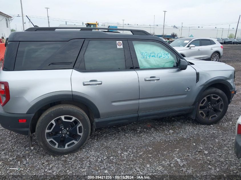 2021 Ford Bronco Sport Outer Banks VIN: 3FMCR9C6XMRB15682 Lot: 39421235