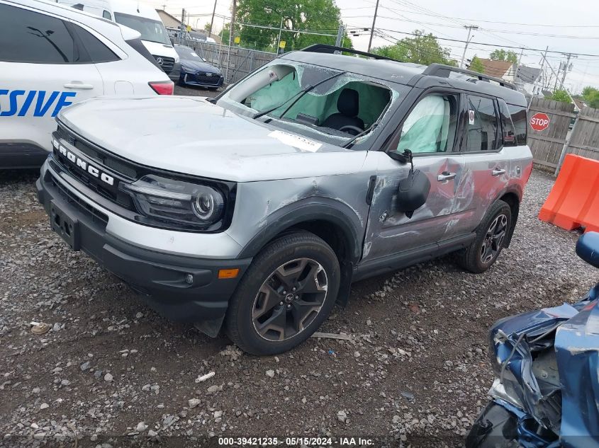 2021 Ford Bronco Sport Outer Banks VIN: 3FMCR9C6XMRB15682 Lot: 39421235