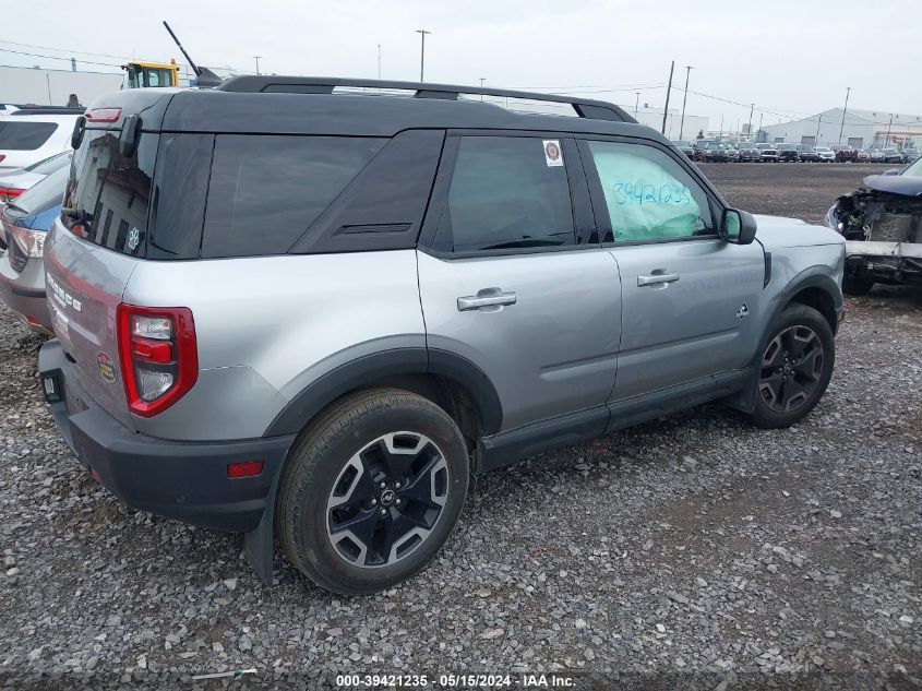 2021 Ford Bronco Sport Outer Banks VIN: 3FMCR9C6XMRB15682 Lot: 39421235